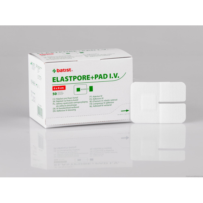 ELASTPORE+PAD I.V. 6x8cm steril.