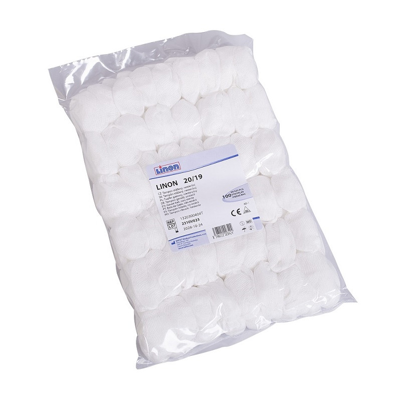 LINON tampon stáčený 20/19,nesterilní