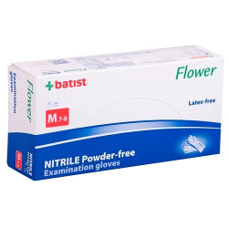 FLOWER PREMIUM Rukavice vyš. nitril. nepudr. modré M á 100ks