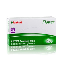 FLOWER Rukavice vyš. latex. nepudr. XL á 100ks
