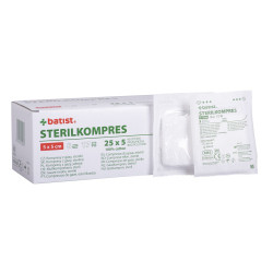 STERILKOMPRES 5x5cm 17n/8vr., 25x5ks