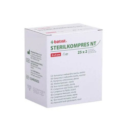 STERILKOMPRES NT 5x5cm 25x2ks /4vr.