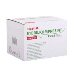 STERILKOMPRES NT 10x10cm 25x5ks /4vr.