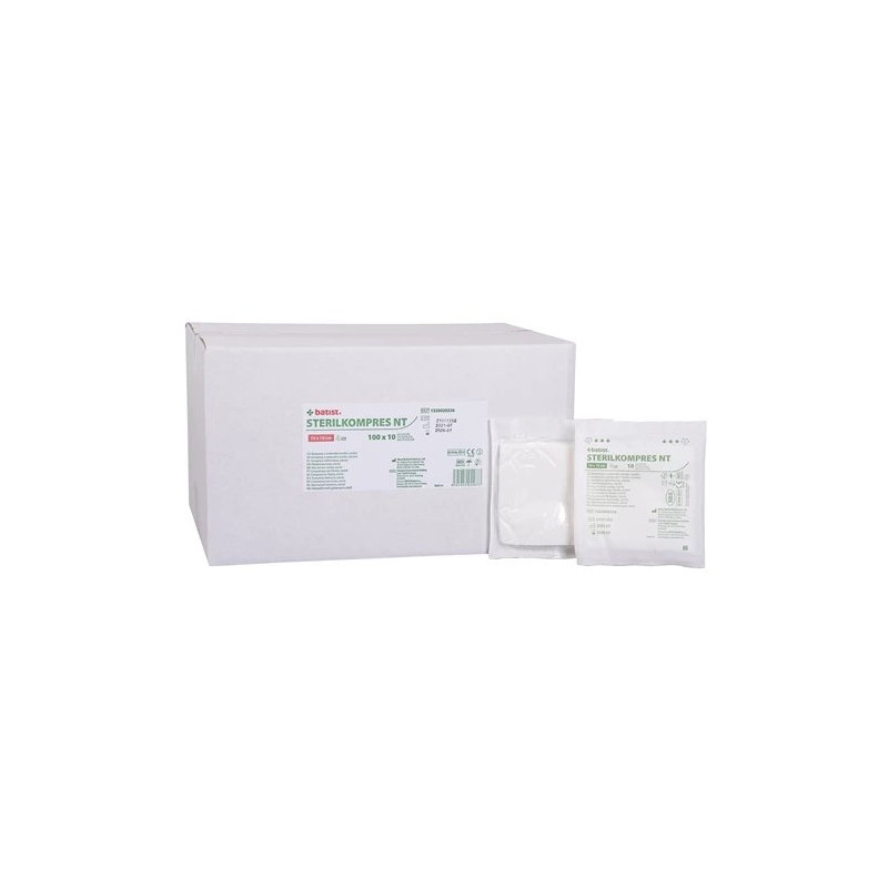STERILKOMPRES NT 10x10cm 100x10ks /4vr. /nemoc.bal./