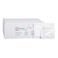 STERILKOMPRES F 7,5x7,5cm,17n/16v,100x3ks