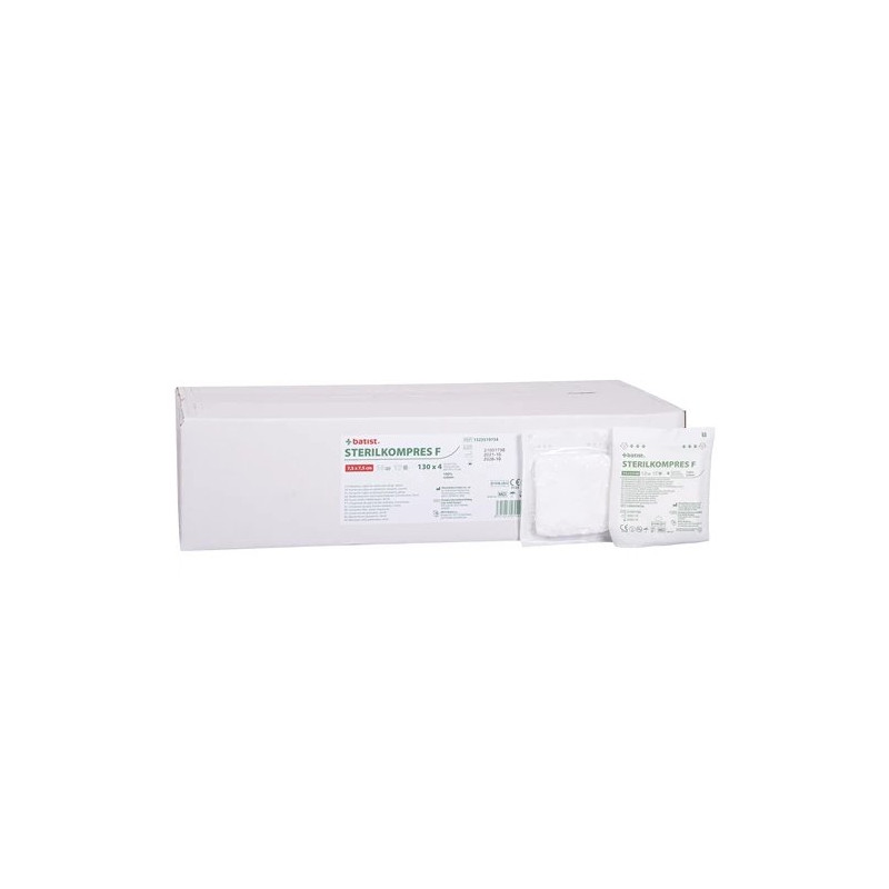 STERILKOMPRES F 7,5x7,5cm,17n/16v,130x4ks