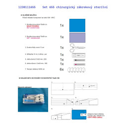 Set 655 chirurgický zákrokový sterilní