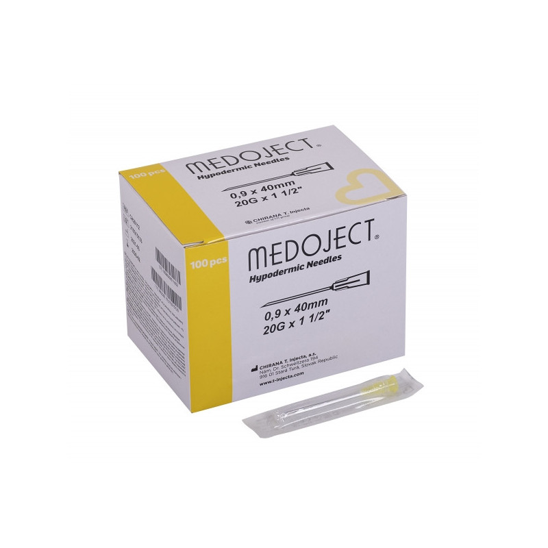 Jehla 0,9x40 žlutá 20G