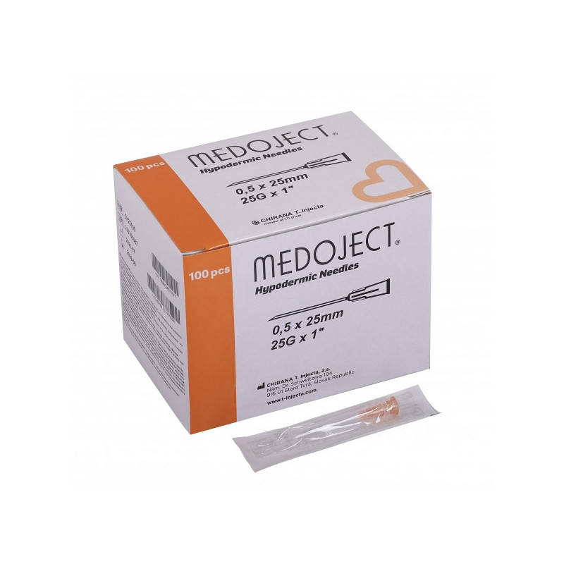 Jehla 0,5x25mm oranžová 25G - CH25100