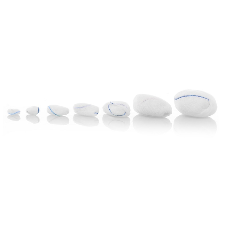 LINON X-S Tampon sterilní stáčený 9/9cm RTG á5ks